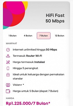 Bayar 7 bulanan