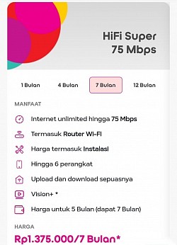 Bayar 7 bulanan