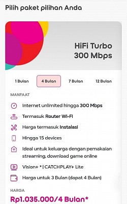 Bayar 4 bulanan